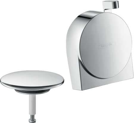 Внешняя часть системы налива/слива-перелива для ванны hansgrohe Exafill S 58117000, хром