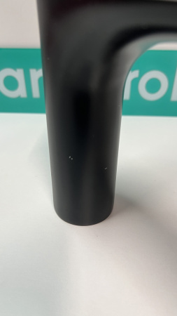 Смеситель для раковины hansgrohe Vivenis 110 со сливным гарнитуром, 75020670/U2, матовый черный, уцененный товар