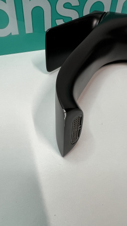 Смеситель для раковины hansgrohe Vivenis 110 со сливным гарнитуром, 75020670/U2, матовый черный, уцененный товар