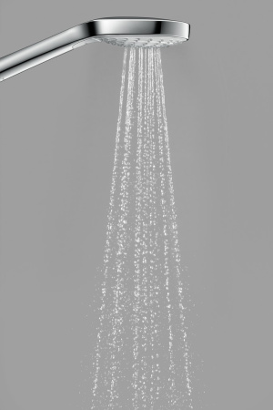 Ручной душ hansgrohe Croma Select E 110 3jet Vario 26812400/U1, белый/хром, уцененный товар