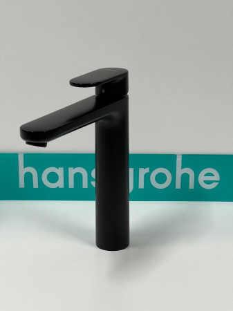 Смеситель для раковины hansgrohe Vernis Blend 190, 71552670/U, матовый черный, уцененный товар