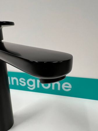 Смеситель для раковины hansgrohe Vernis Blend 190, 71552670/U, матовый черный, уцененный товар