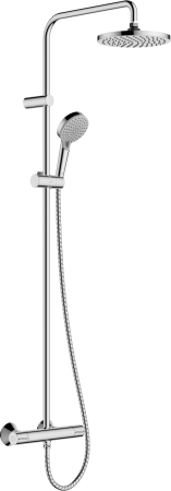 Душевая система hansgrohe Vernis Blend 200 1jet EcoSmart с термостатом 26089000, хром