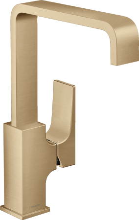 Смеситель для раковины hansgrohe Metropol 230 с поворотным изливом 32511140, шлифованная бронза