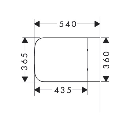 Унитаз hansgrohe CreekTide Q подвесной с сиденьем HGSET001, белый