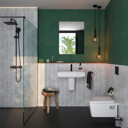 Унитаз hansgrohe EluPura Original Q подвесной с сиденьем HGSET003, белый