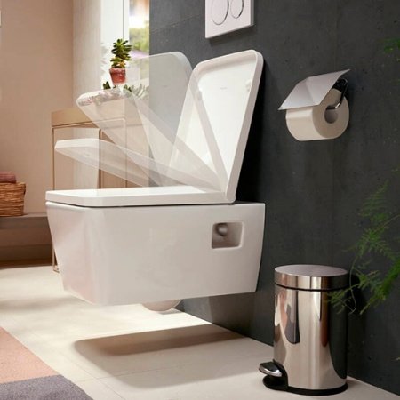 Унитаз hansgrohe EluPura Original Q подвесной с сиденьем HGSET003, белый