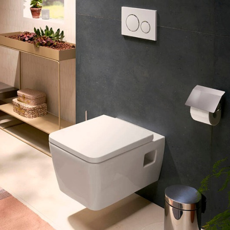 Унитаз hansgrohe EluPura Original Q подвесной с сиденьем HGSET003, белый