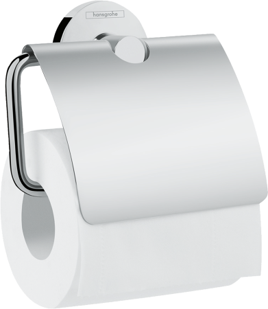 Держатель для туалетной бумаги hansgrohe Logis Universal с крышкой 41723000, хром