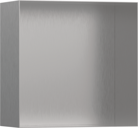 Настенный короб hansgrohe XtraStoris Minimalistic с открытой рамой, 30х30х14 см 56079800, под сталь