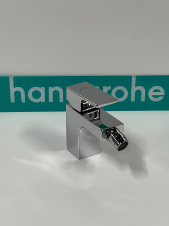 Смеситель для биде hansgrohe Vernis Shape со сливным гарнитуром 71211000/U, хром, уцененный товар
