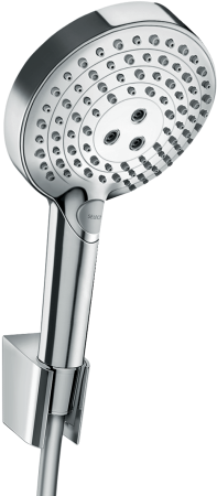 Душевой набор hansgrohe Raindance Select S 120 3jet PowderRain с держателем и шлангом 160 см 27668000, хром