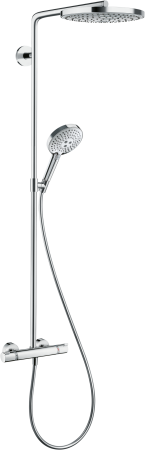 Душевая система hansgrohe Raindance Select S 240 2jet с термостатом 27129000, хром