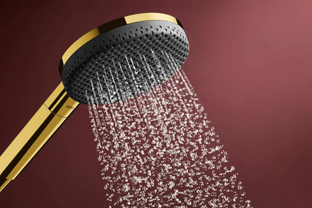 Ручной душ hansgrohe Raindance Alive Select S, 24500990, шлифованное золото