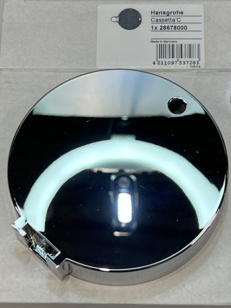 Мыльница hansgrohe Casetta C для душевого гарнитура 28678000/U, хром, уцененный товар