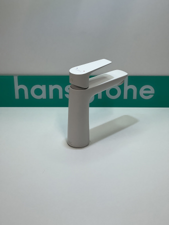 Смеситель для раковины hansgrohe Talis E 110, 71712700/U, матовый белый, уцененный товар