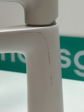 Смеситель для раковины hansgrohe Talis E 110, 71712700/U, матовый белый, уцененный товар