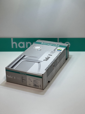 Смеситель для раковины hansgrohe Talis E 110, 71712700/U, матовый белый, уцененный товар