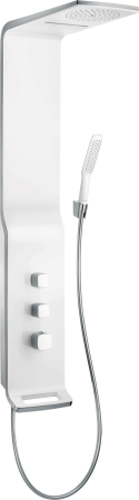 Душевая панель hansgrohe Raindance Lift 180 2jet с термостатом 27008400, белый/хром