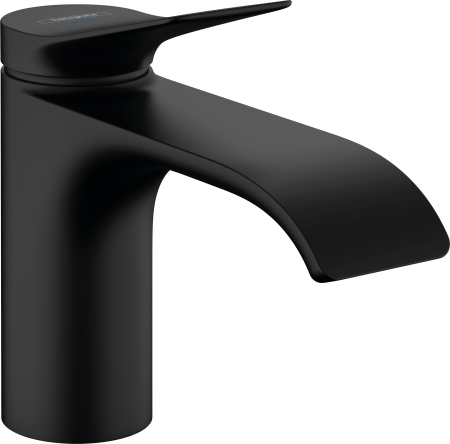 Кран для холодной воды hansgrohe Vivenis 80, без сливного гарнитура 75013670, матовый черный