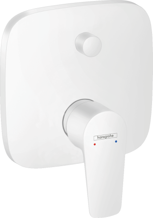 Внешняя часть смесителя для ванны hansgrohe Talis E скрытого монтажа 71745700, матовый белый