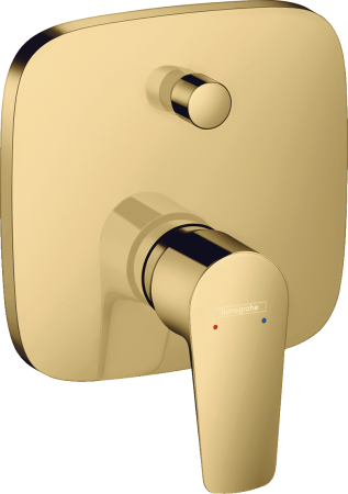 Внешняя часть смесителя для ванны hansgrohe Talis E скрытого монтажа 71745990, полированное золото