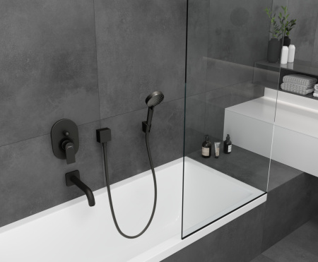 Излив для ванны hansgrohe Vernis Blend 71420670, матовый черный