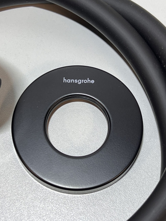 Гигиенический душ hansgrohe Bidette S 1 режим, со смесителем, держателем и шлангом 125 см, 29232670/U, матовый черный, уцененный товар