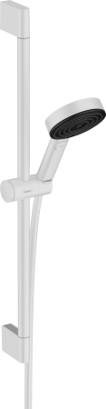 Душевой гарнитур hansgrohe Pulsify Select S 105 3jet Relaxation EcoSmart cо штангой 65 см 24161700, матовый белый