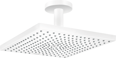 Верхний душ hansgrohe Raindance E 300 1jet с потолочным кронштейном 26250700, матовый белый