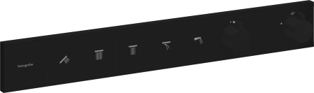 Термостат Hansgrohe RainSelect, скрытого монтажа, для 5 потребителей, 15384670, матовый черный