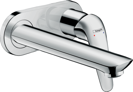 Внешняя часть смесителя для раковины hansgrohe Novus скрытого монтажа, настенный 71127000, хром