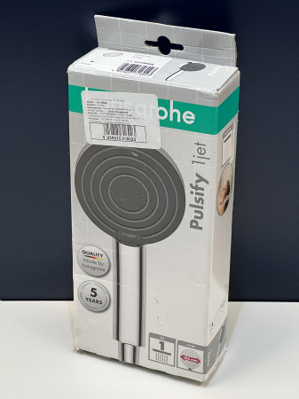 Ручной душ hansgrohe Pulsify S 105 1jet 24120000/U3, хром, уцененный товар