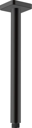 Душевой кронштейн hansgrohe Vernis Shape потолочный 300 мм 26407670, матовый черный