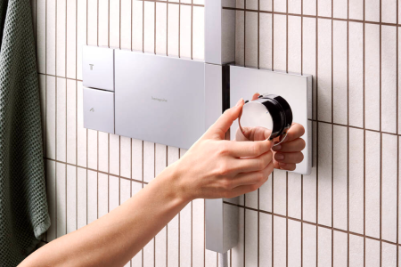 Душевая система hansgrohe Raindance Alive S Showerpipe 300 1jet с термостатом ShowerSelect Comfort, 24582000, хром