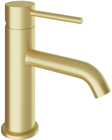 Смеситель для раковины Aqueduto CANO M-size CAN0250, шлифованное золото