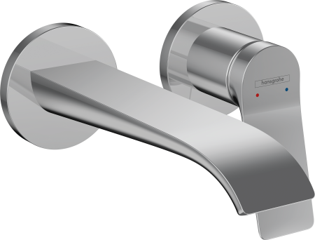 Внешняя часть смесителя для раковины hansgrohe Vivenis скрытого монтажа, настенный 75050000, хром