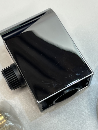 Шланговое подключение hansgrohe FixFit Porter S с держателем для душа 26888000/U, хром, уцененный товар