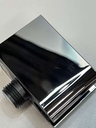 Шланговое подключение hansgrohe FixFit Porter S с держателем для душа 26888000/U, хром, уцененный товар