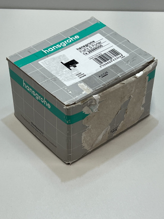 Шланговое подключение hansgrohe FixFit Porter S с держателем для душа 26888000/U, хром, уцененный товар