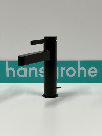 Смеситель для раковины hansgrohe Finoris 110, 76020670/U, матовый черный, уцененный товар