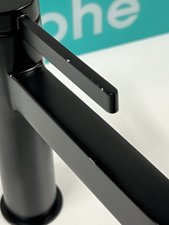 Смеситель для раковины hansgrohe Finoris 110, 76020670/U, матовый черный, уцененный товар