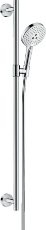 Душевой гарнитур hansgrohe Raindance Select S 120 3jet со штангой 90 см 26322400, белый/хром