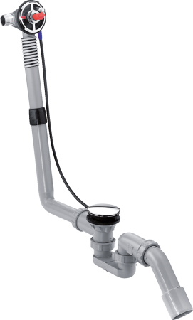 Скрытая часть системы налива/слива-перелива для стандартных ванн hansgrohe Exafill S 58115180