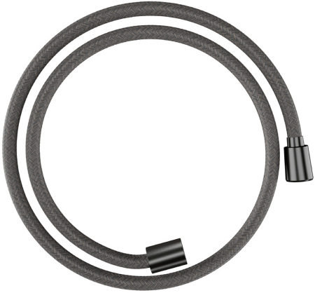 Душевой шланг hansgrohe Designflex текстильный 125см, 28220340, шлифованный черный хром