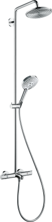 Душевая система hansgrohe Raindance S 240 1jet с термостатом для ванны 27117000, хром