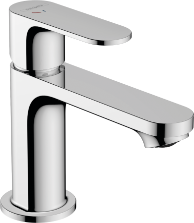 Смеситель для раковины hansgrohe Rebris S 80 CoolStart, без сливного гарнитура 72514000, хром