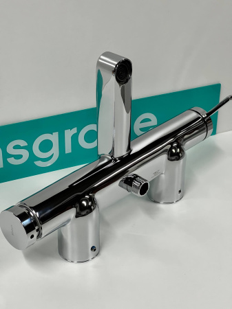 Смеситель для ванны hansgrohe Finoris 76420000/U, хром, уцененный товар