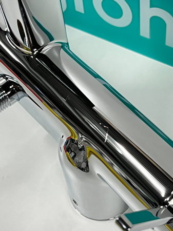Смеситель для ванны hansgrohe Finoris 76420000/U, хром, уцененный товар