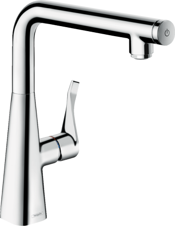 Смеситель для кухонной мойки hansgrohe Metris Select M71 260 14847000, хром